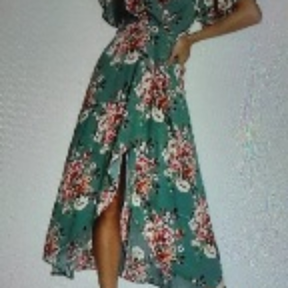 Women's dress seafoam green 2x